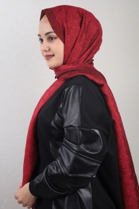 Piramit Monogram Floş Şal - Desen-01