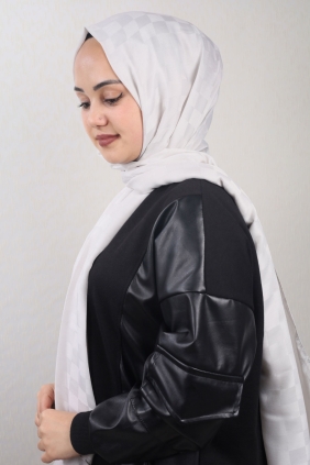 Piramit Desenli Dama Şal - Desen-01