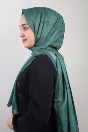 Piramit Desenli Dijital Soft Şal - Desen-03