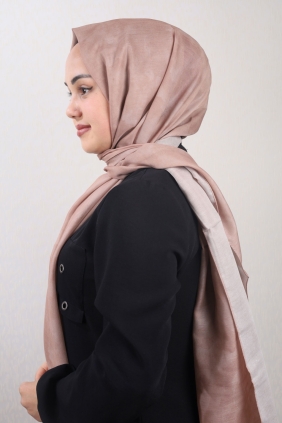 Piramit Desenli Dijital Soft Şal - Desen-03