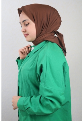 Scarfella Düz Renk Pamuk Caz Eşarp - Desen-01