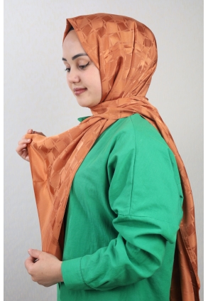 Hint İpek Kendinden Desenli Nazenin Şal - Desen-01