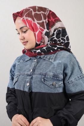 Poloist Desenli Sökme Tülbent - Desen-281