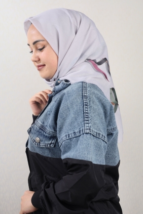 Poloist Desenli Sökme Tülbent - Desen-282