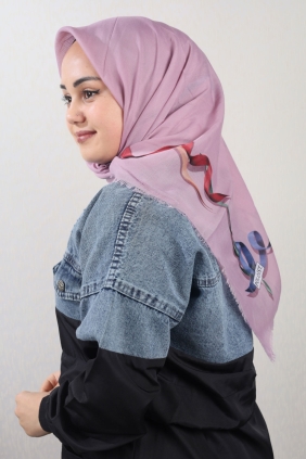 Poloist Desenli Sökme Tülbent - Desen-282