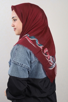 Poloist Desenli Sökme Tülbent - Desen-282