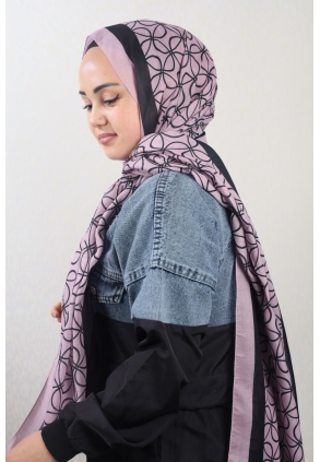 Quare Desenli Dar 70x185 Cm. Fresh Şal - Desen-02