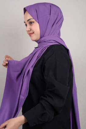 Moda Kaşmir Düz Renk Medine İpeği Şal - Desen-01