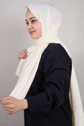 Moda Kaşmir Düz Renk Medine İpeği Şal - Desen-01