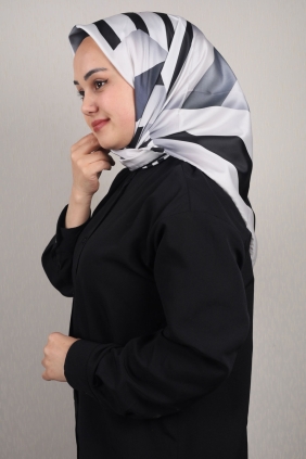Piramit Luxer Desenli Rayon Eşarp - Desen-41