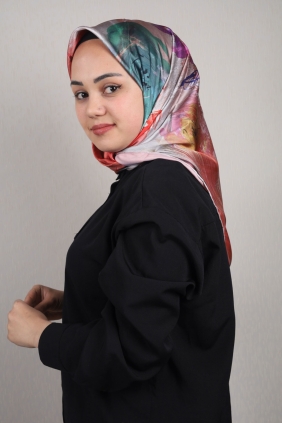 Piramit Luxer Desenli Rayon Eşarp - Desen-42