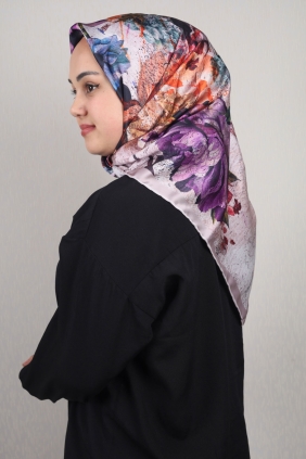 Piramit Luxer Desenli Rayon Eşarp - Desen-43