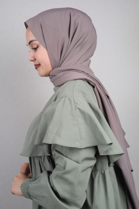 Five Zariah Düz Renk Medine İpeği Şal - Desen-02