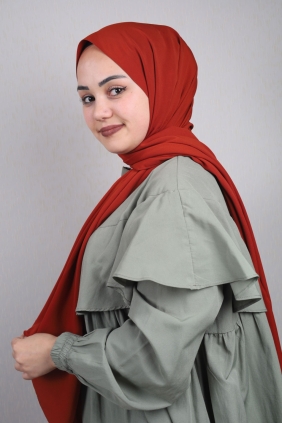 Five Zariah Düz Renk Medine İpeği Şal - Desen-02