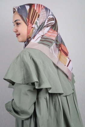 Poloist Desenli Mono Eşarp - Desen-04