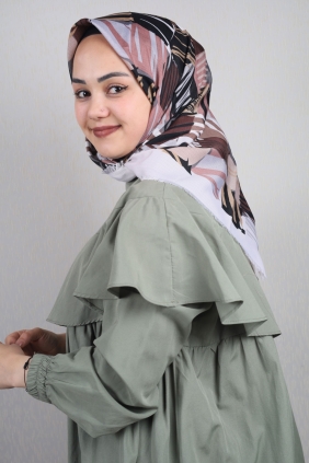 Poloist Desenli Mono Eşarp - Desen-04