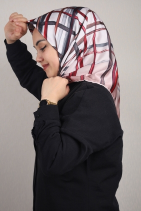Piramit Luxer Desenli Rayon Eşarp - Desen-44