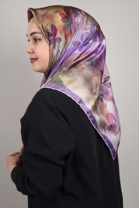 Piramit Luxer Desenli Rayon Eşarp - Desen-47