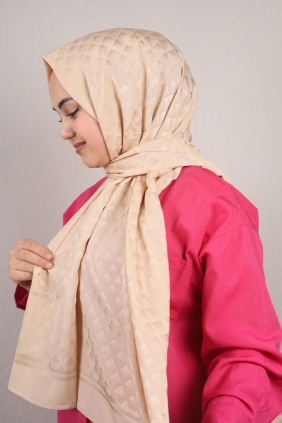 Hint İpek Kendinden Desenli Nazenin Şal - Desen-02