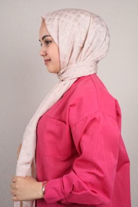 Hint İpek Kendinden Desenli Nazenin Şal - Desen-02