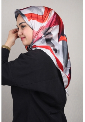 Piramit Luxer Desenli Rayon Eşarp - Desen-49