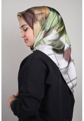 Piramit Luxer Desenli Rayon Eşarp - Desen-51