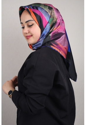 Scarfella Desenli Trend Tivil Eşarp - Desen-02