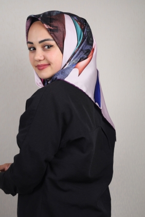 Scarfella Desenli Trend Tivil Eşarp - Desen-02