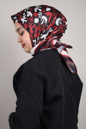 Scarfella Desenli Trend Tivil Eşarp - Desen-04