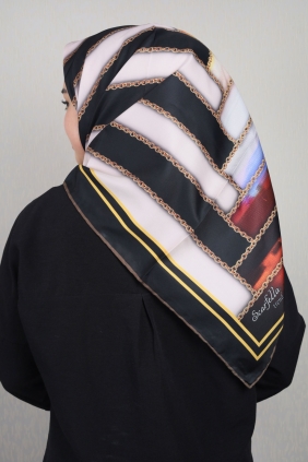 Scarfella Desenli Trend Tivil Eşarp - Desen-05