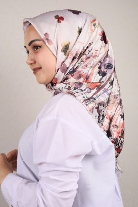 Piramit Luxer Desenli Rayon Eşarp - Desen-54