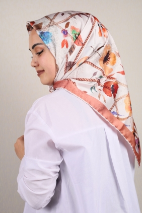 Piramit Luxer Desenli Rayon Eşarp - Desen-56