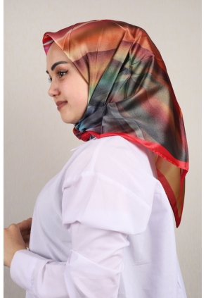 Berussa Hybrid Desenli Kristal Eşarp - Desen-06