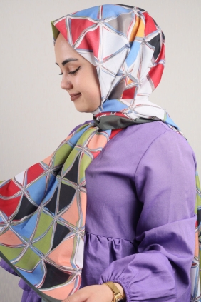 Quare Desenli Soft Fresh Şal - Desen-05