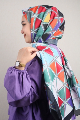 Quare Desenli Soft Fresh Şal - Desen-05