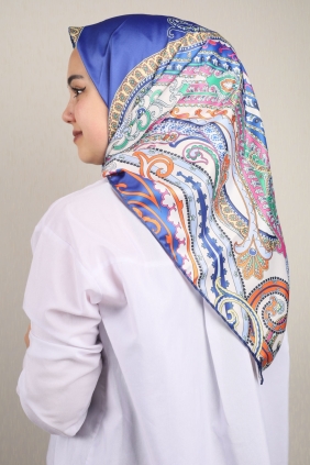 Piramit Luxer Desenli Rayon Eşarp - Desen-58