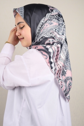 Piramit Luxer Desenli Rayon Eşarp - Desen-58