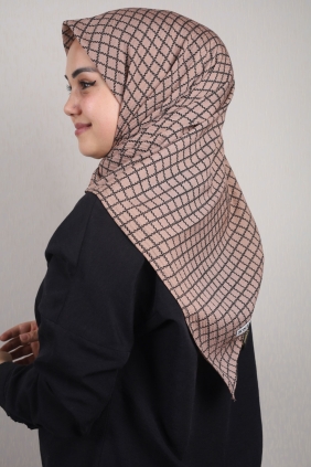 Bonjela Desenli Mio Caz Eşarp - Desen-18