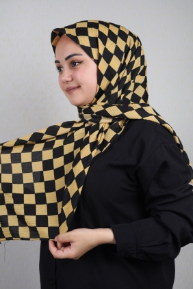 Bonjela Desenli Mio Caz Eşarp - Desen-20