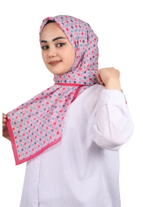 Cardion Desenli Pamuk İpek Eşarp - Desen-01