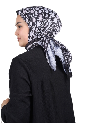 Minelli Desenli Pliseli Eşarp - Desen-01