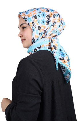 Minelli Desenli Pliseli Eşarp - Desen-01