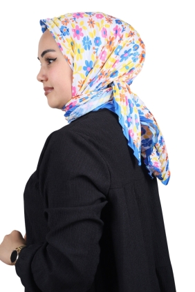 Minelli Desenli Pliseli Eşarp - Desen-01