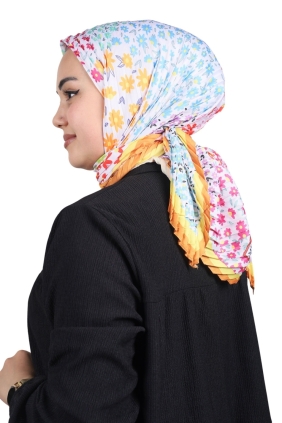 Minelli Desenli Pliseli Eşarp - Desen-02