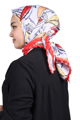 Minelli Desenli Pliseli Eşarp - Desen-03