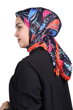 Minelli Desenli Pliseli Eşarp - Desen-03