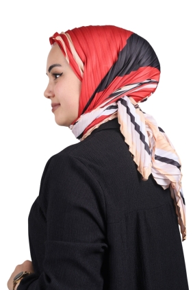 Minelli Desenli Pliseli Eşarp - Desen-04
