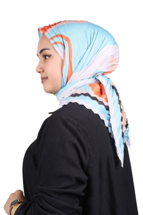 Minelli Desenli Pliseli Eşarp - Desen-04