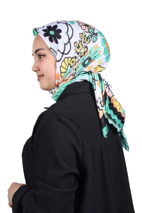 Minelli Desenli Pliseli Eşarp - Desen-05