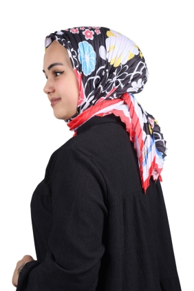 Minelli Desenli Pliseli Eşarp - Desen-05